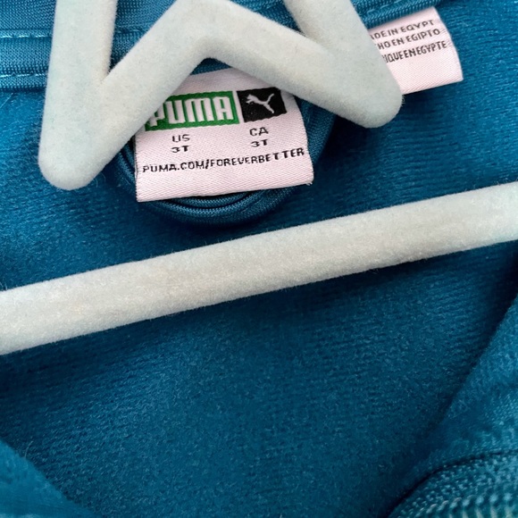 NWOT Puma boy blue track set ( jacket and pants ) 3T - Picture 3 of 8